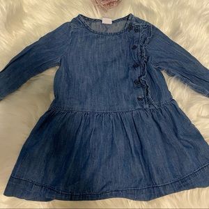 Gap baby girl jean dress 12 - 18 months